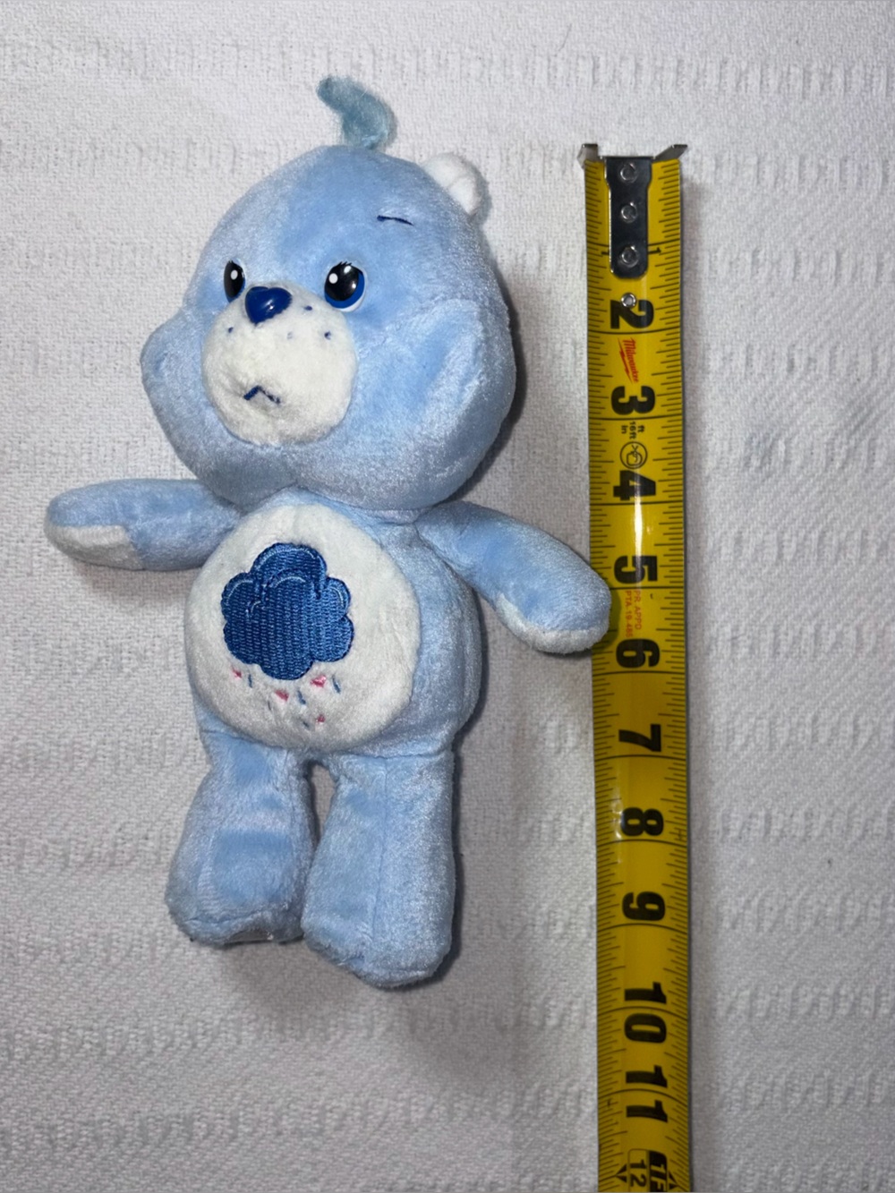 Vintage Care Bears Grumpy Bear Mini Plush Toy 2002 10” Stuffed Animal - Picture 6 of 6